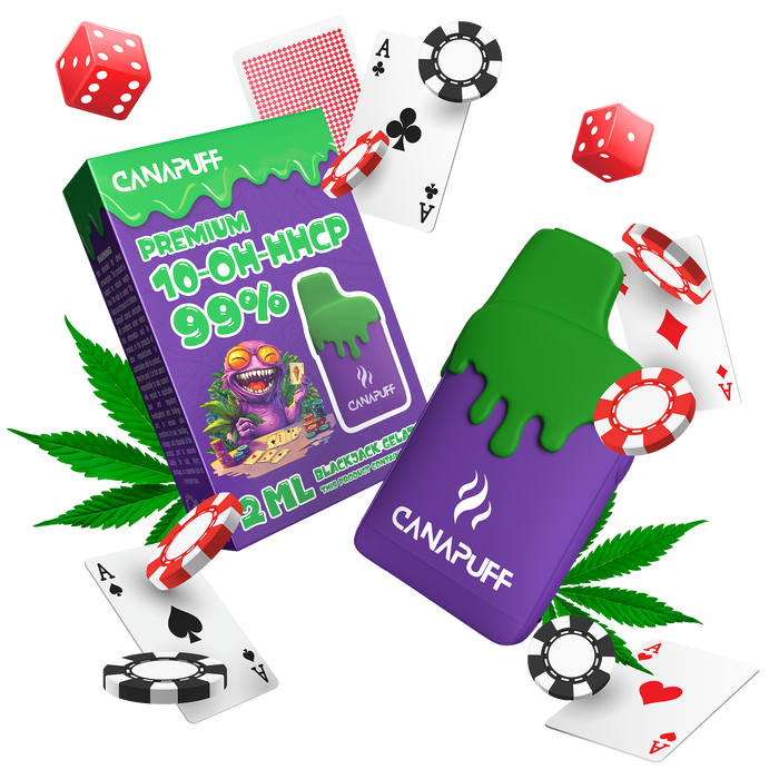 Engros Blackjack Gelato 99% 10-OH-HHCP - Canapuff - Én gangs brug - 2ml