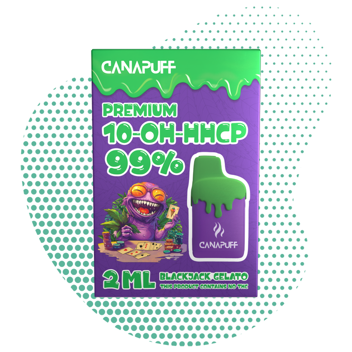 Engros Blackjack Gelato 99% 10-OH-HHCP - Canapuff - Én gangs brug - 2ml