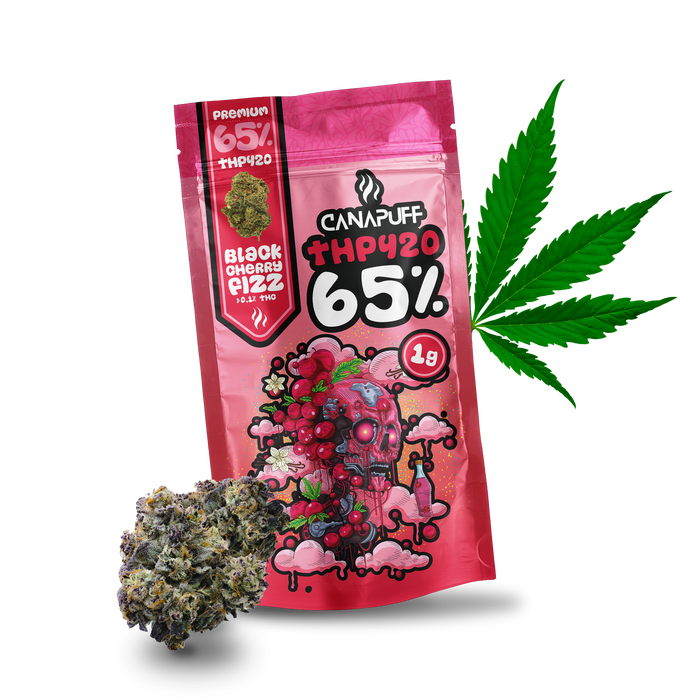 Vente en gros Black Cherry Fizz 65% THP420 - Canapuff - Fleurs