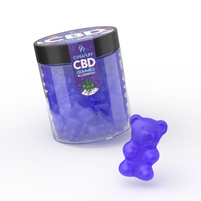 Grossiste Canapuff - Gummies CBD - Myrtille