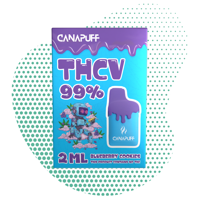 Velkoobchod Blueberry Cookies 99% THCv - Canapuff - Jednorázovka - 2ml