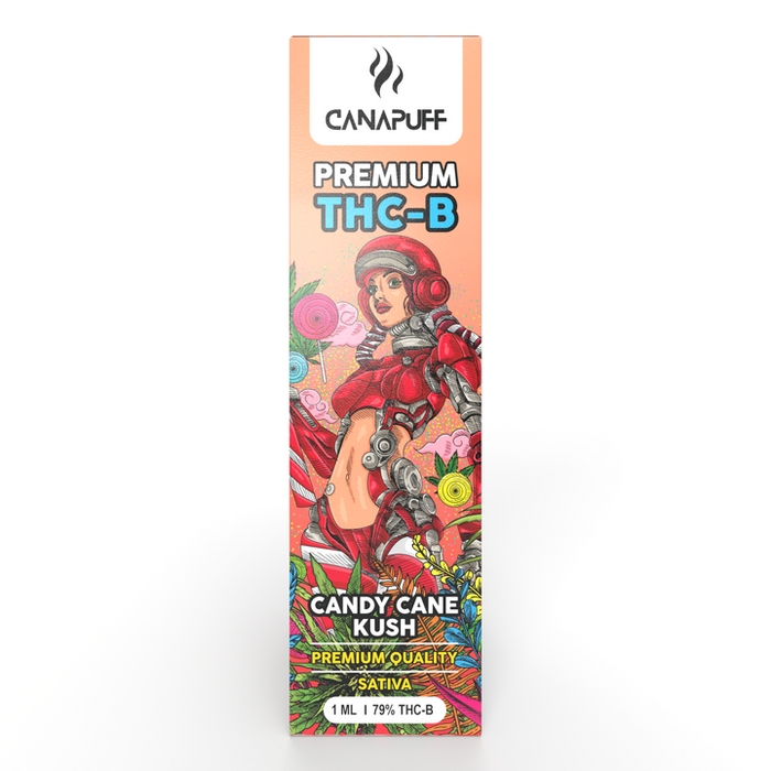 Candy Cane Kush 79 % – THC-B – Canapuff – Einmalgebrauch – 1 ml