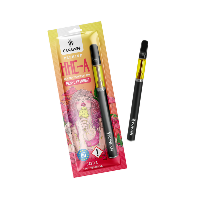 Wholesale HHC-A Pen+Cartridge Lemon Cherry Gelato 95%