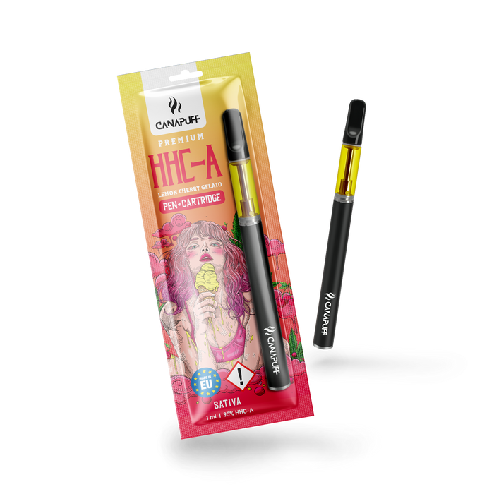 Canapuff - Lemon Cherry Gelato - HHC-A 95% - Pen+Cartridge - velkoobchod