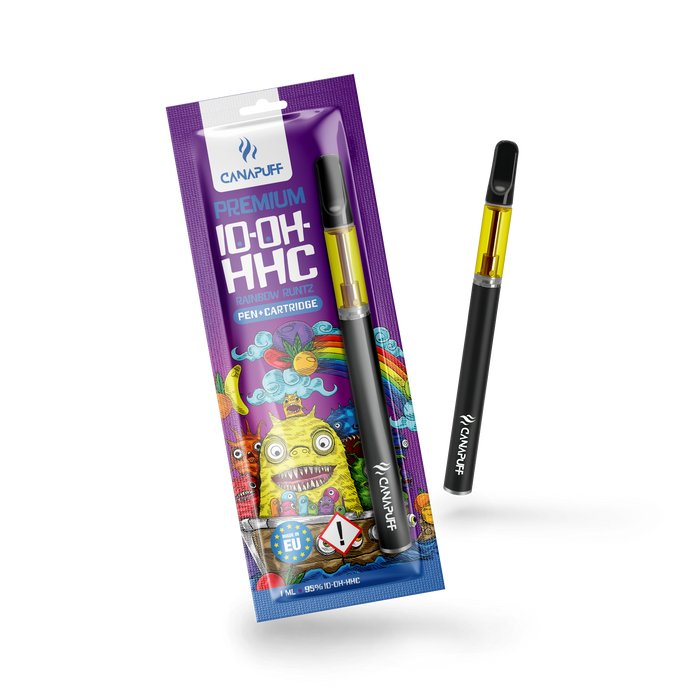 Canapuff atacado - Rainbow Runtz - 10-OH-HHC 95% - Caneta + Cartucho