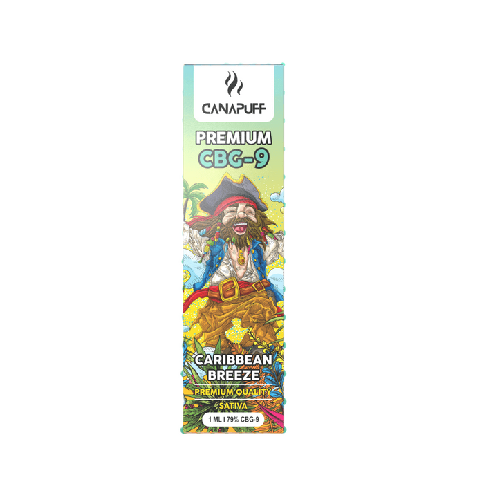 Wholesale CBG9 Vape Caribbean Breeze 79% 1ml
