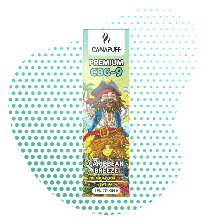 Wholesale CBG9 Vape pen Caribbean Breeze | Canapuff Wholesale CBG9 Vape pen Caribbean Breeze | Canapuff