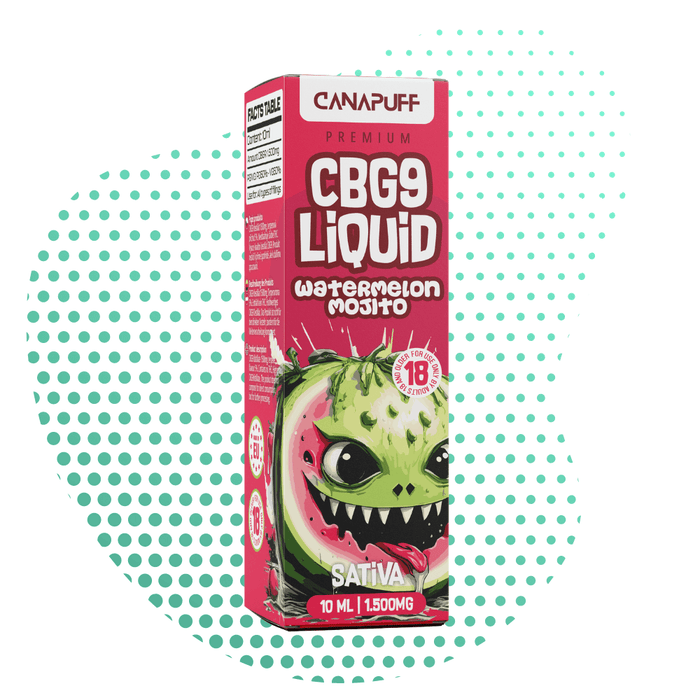 Velkoobchod CBG9 e-liquid 1500 mg Watermelon Mojito