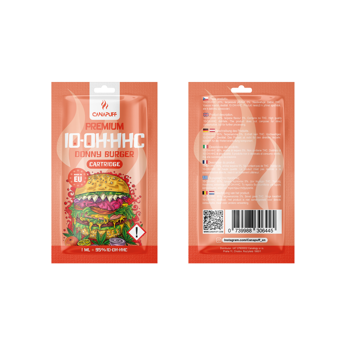 Wholesale Canapuff - Donny Burger - 10-OH-HHC 95% - cartridge