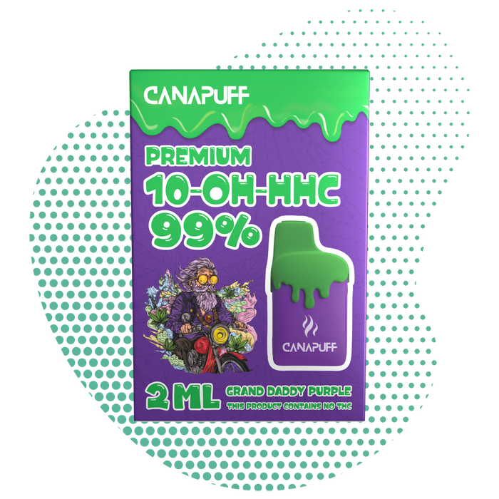 Engros Grand Daddy Purple 99% 10-OH-HHC - Canapuff - Én brug - 2ml