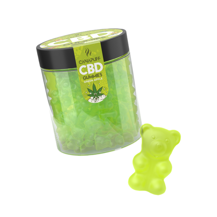 Wholesale CBD Gummies Green Apple