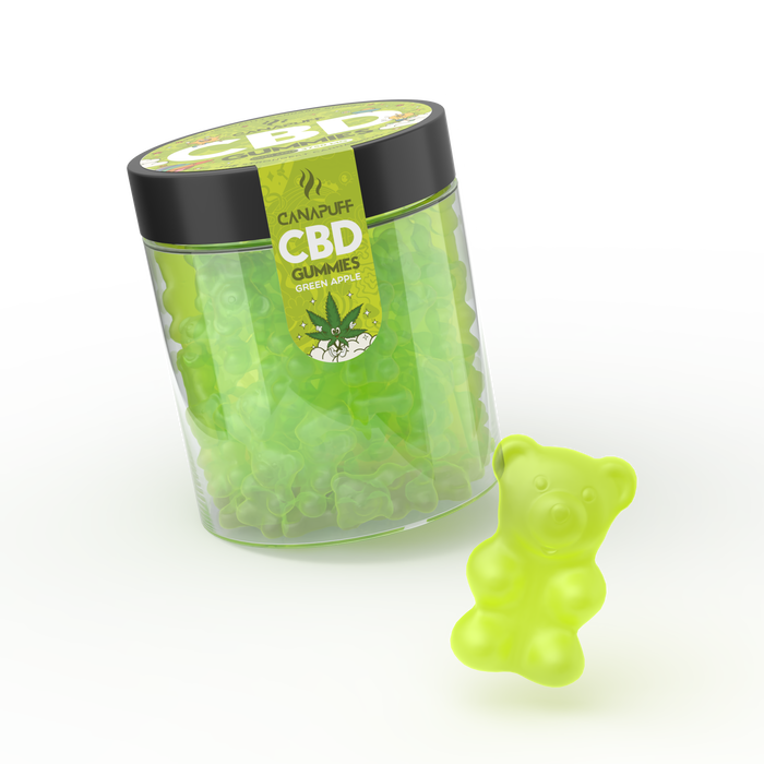 Canapuff - CBD Gummies - Green Apple - velkoobchod