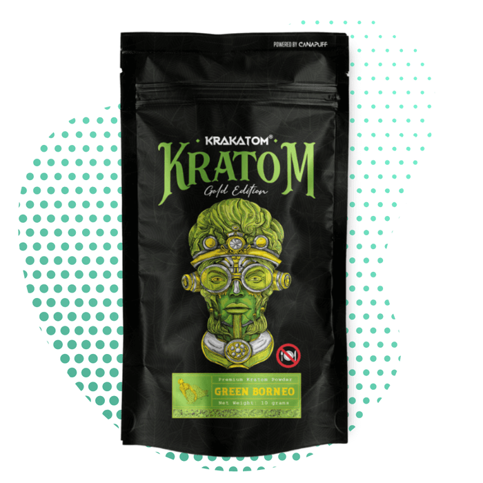 Hurt kratom zielony Borneo "Krakatom" złote Edition