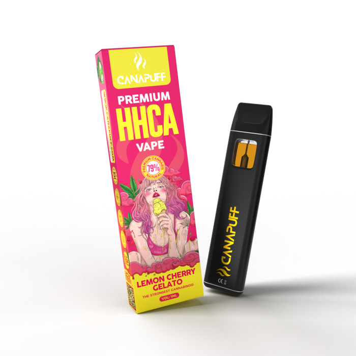 Großhandel Zitronen-Kirsch-Gelato 79% HHC-A - Canapuff - Vape - 1ml