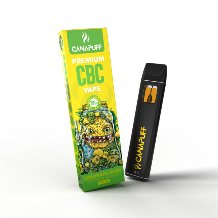 Vente en gros Lemonade Kush 79% CBC - Canapuff - Une utilisation - 1ml