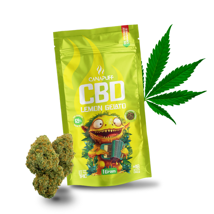 Grossiste Lemon Gelato 69% CBD - Canapuff - Fleurs