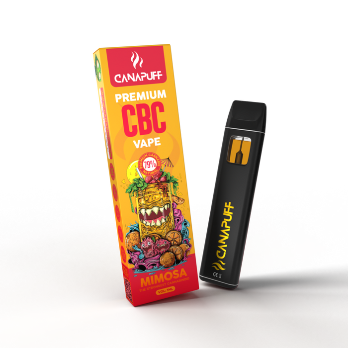 Vente en gros Mimosa 79% CBC - Canapuff - Usage unique - 1ml