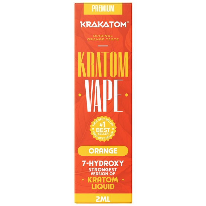 Wholesale Krakatom - 7-Hydroxy Kratom Vape - Orange