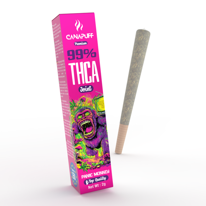 Wholesale THCA Joint Panic Monkey 99% 2g