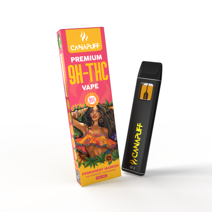 Permanent Marker Disposable Vape Wholesale 9H-THC Vape Permanent Marker 95%  1ml Scented Marker Cured Resin