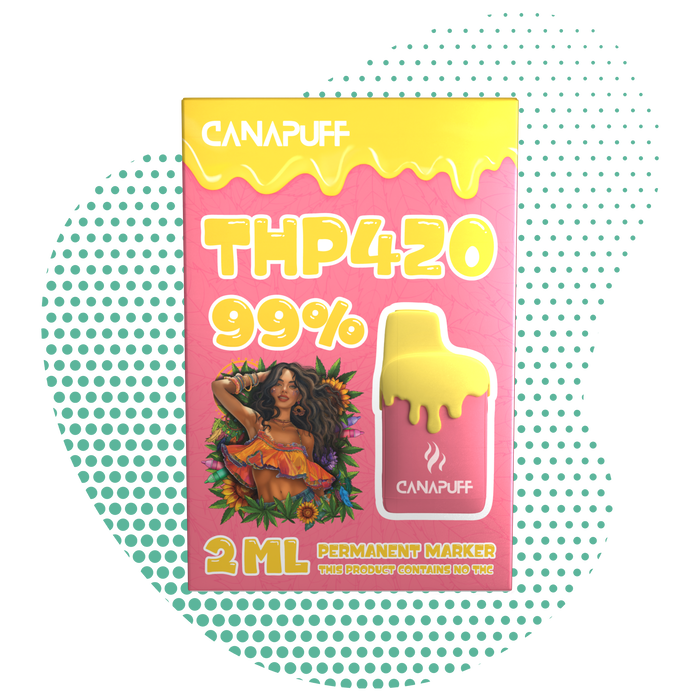 Vente en gros Marqueur Permanent 99% THP420 - Canapuff - Une utilisation - 2ml