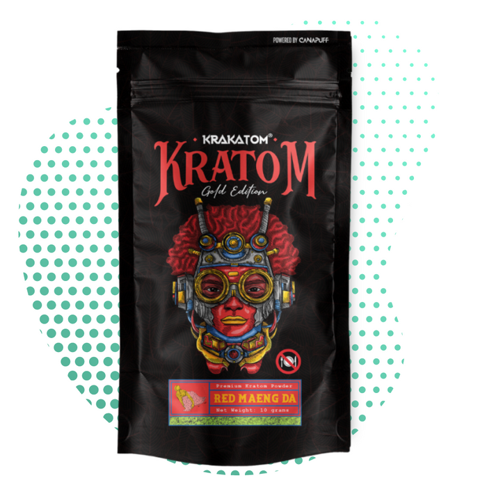 Grossista kratom vermelha Maeng Da "Krakatom" ouro Edition