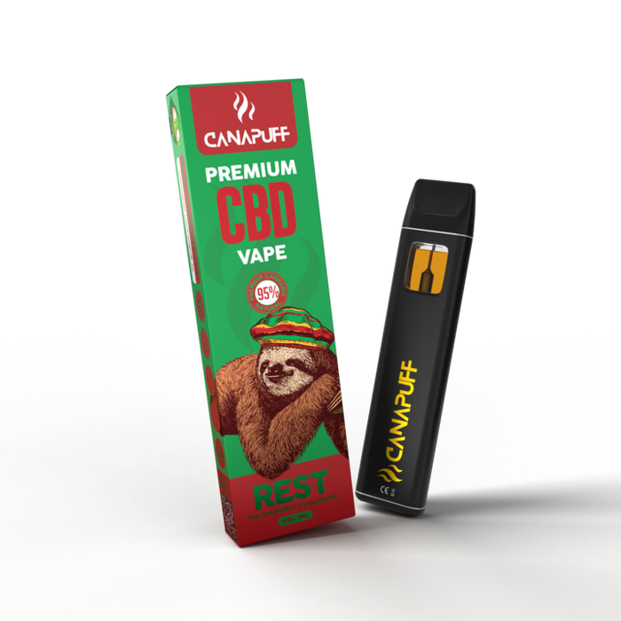 REST all'ingrosso 95% CBD - Canapuff - Vape - 1 ml