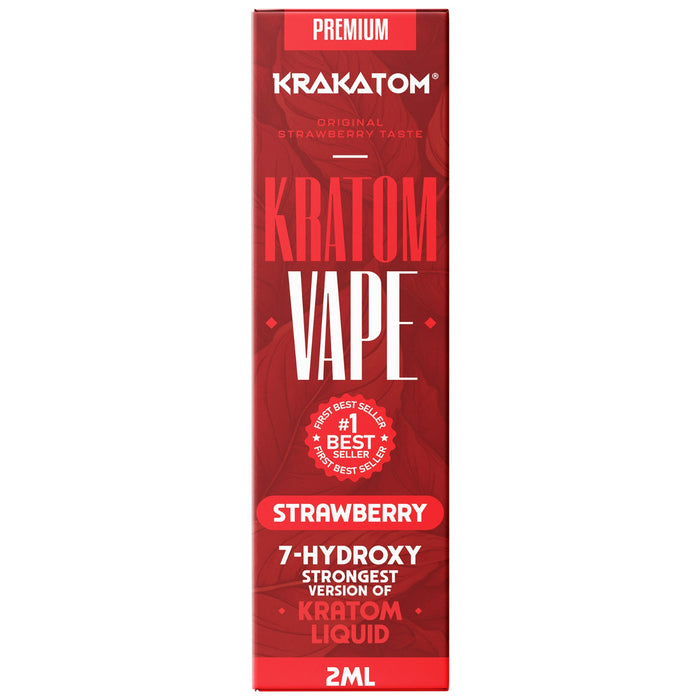 Wholesale Krakatom - 7-Hydroxy Kratom Vape - Strawberry