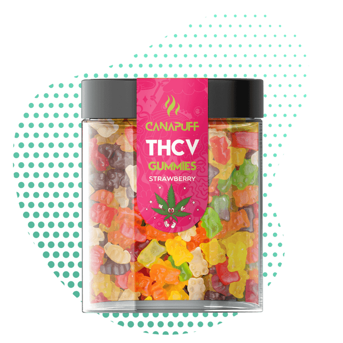 Groothandel Canapuff - THCv Gummies - Aardbei