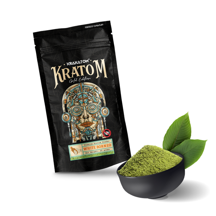 Großhandel Kratom white Borneo "Krakatom" Gold Edition