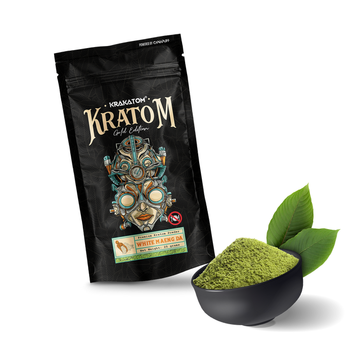 Großhandel Kratom white Maeng Da "Krakatom" Gold Edition