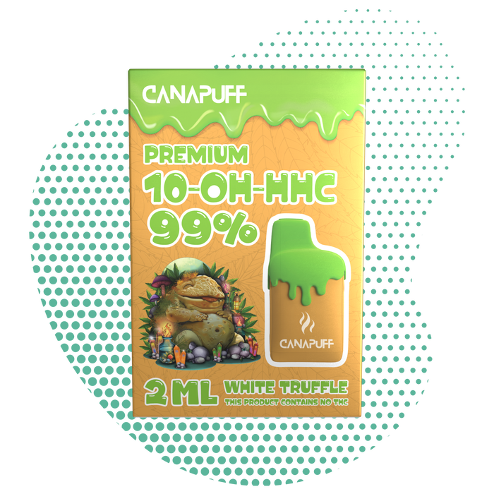 Venta al por mayor White Truffle 99% 10-OH-HHC - Canapuff - Un solo uso - 2ml
