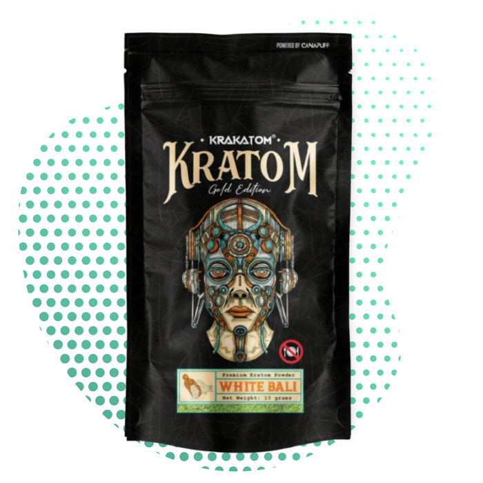 Hurt kratom biały Bali "Krakatom" złote Edition