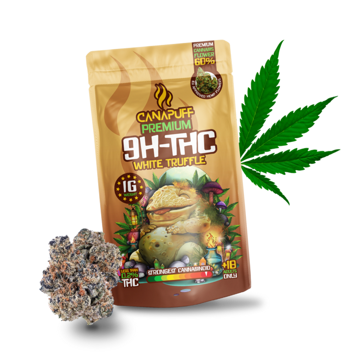 Venta al por mayor de flores de trufa blanca Canapuff al 60 % y 10-OH-THC