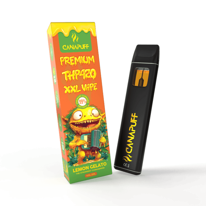 Grossist Lemon Gelato 99% THP420 - Canapuff - Engångsbruk - 2ml