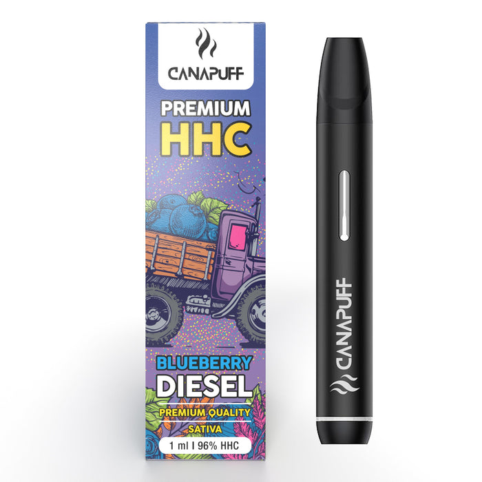 Wholesale HHC vape pen 96% BLUEBERRY DIESEL 1 ml