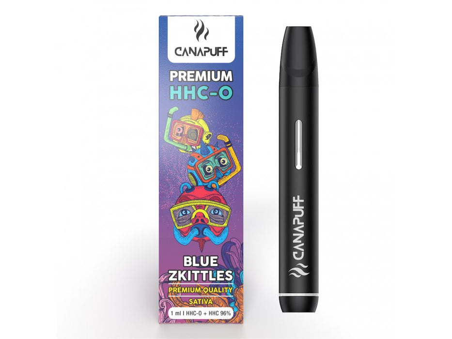 Wholesale HHC-O vape pen 96% BLUE ZKITTLES 1 ml