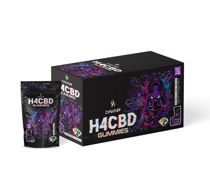 BOX H4CBD gummies Black grape