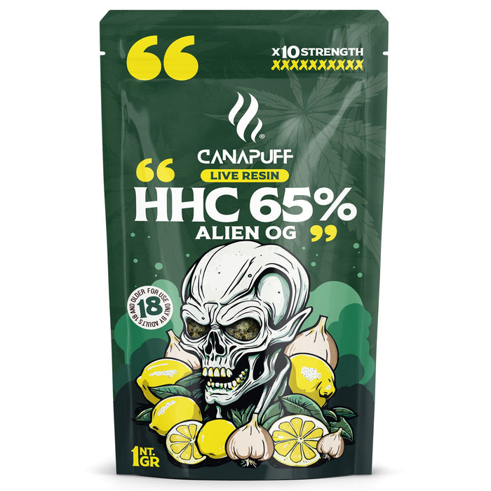 CanaPuff – HHC Květy Alien OG 65 % – HHC Flowers