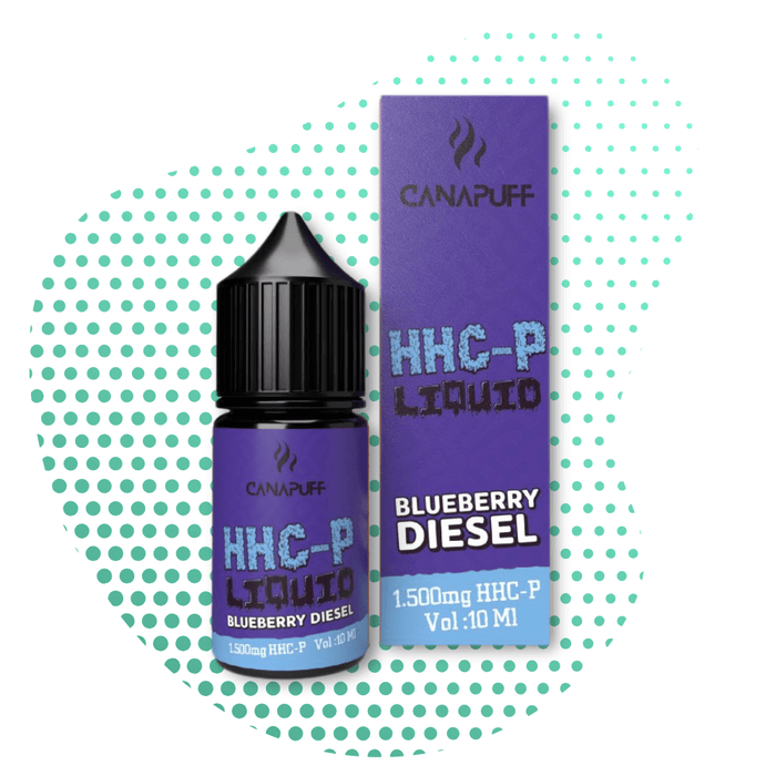 Großhandel HHC-P e-liquid 1500 mg Blueberry Diesel