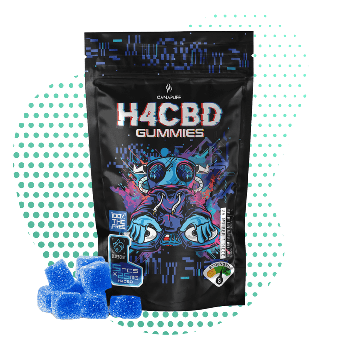 Canapuff – H4CBD Gummies – Blaubeere