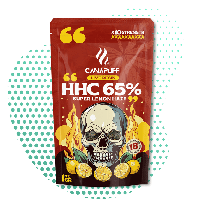 CanaPuff - Super Lemon Haze 65% - Flores HHC