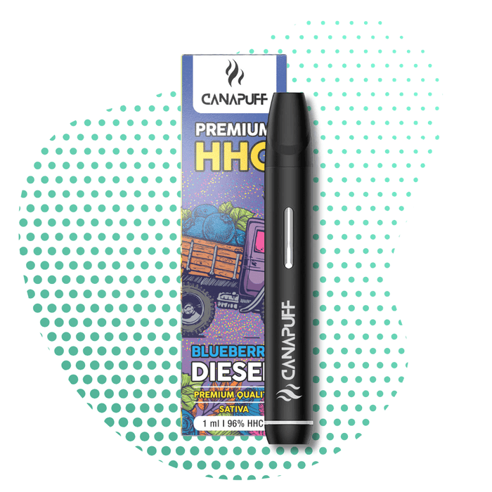 Wholesale HHC vape pen 96% BLUEBERRY DIESEL 1 ml