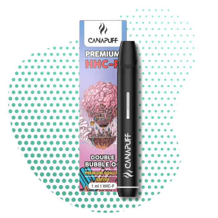 DOUBLE BUBBLE OG 96 % HHC-P – CanaPuff – EINMALIGE VERWENDUNG – 1 ml