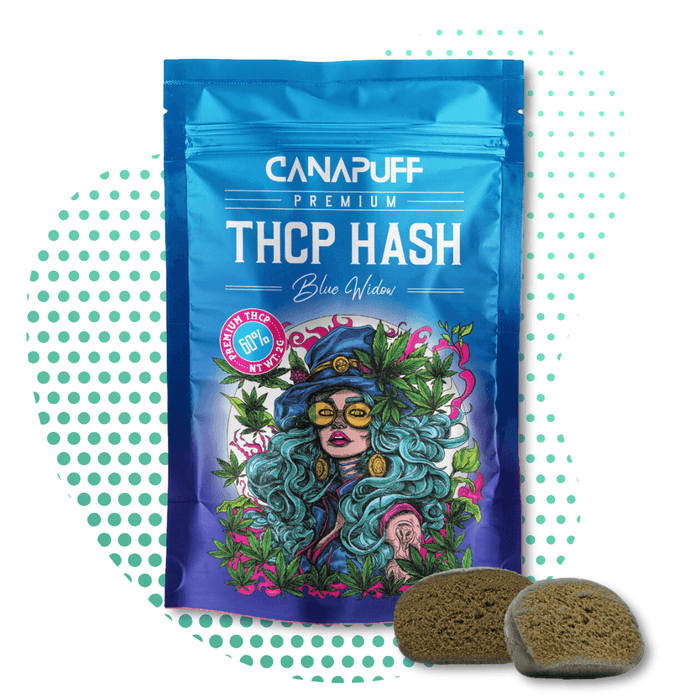 Canapuff THCp Hash – Blue Widow – 60 %